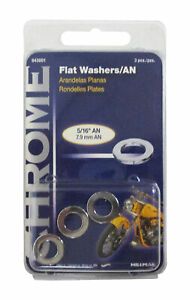 The Hillman Group Chrome Flat Washer 5/16-Inch  3-Pack  943001