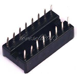 20PCS 16-Pins DIP IC Sockets Adaptor Solder Type Socket