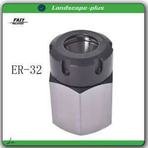 ER-32 Hex Collet Block Chuck Holder for CNC Lathe Engraving Machine