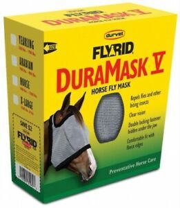 Durvet-equine Duramask Fly Mask- Grey Xlarge - 081-60003