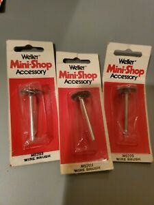 Weller Mini-Shoo Accessory MS203 WIRE BRUSH lot of 3 L