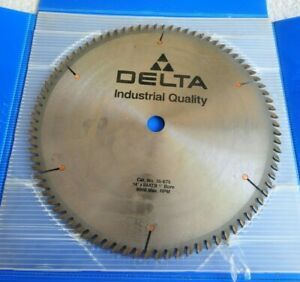 Delta 14&#034; Carbide Table Saw Blade No. 35-675 84 Tooth 1&#034; Bore &#034;GC&#034; in Box