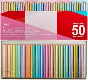 Holbein OP 936 Artists Pastel Tone 50 Colored Pencils Set #0075VA