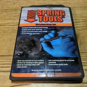 Spring Tools #AMA996 4-Piece 5/16&#034; Metalworking High Speed Center Punch Set
