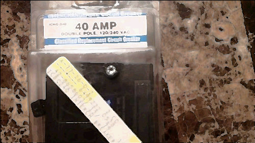 120 40 for sale, Connecticut electric 40 amp double pole, 120/240 vac circut breaker