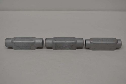 Lot 3 new appleton assorted 3/4 c27 conduit body 3/4in d350437 for sale