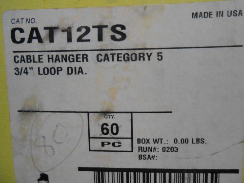 CADDY CAT12TS 3/4&#034; LOOP CABLE HOOK J HOOK CATEGORY 5