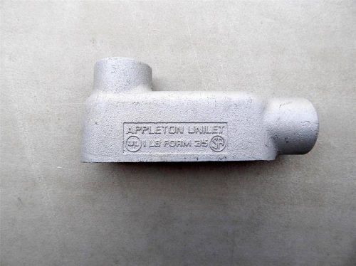 Appleton LB100M  - 1&#034; Type LB Conduit Body, Malleable Iron, Form 35,  NEW