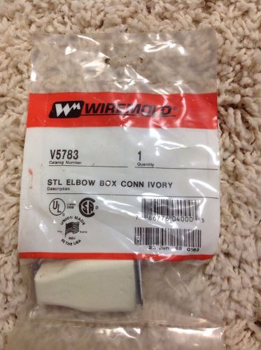 Wiremold V5783 Elbow Box Connector Ivory Color NIP