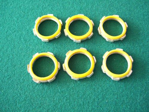 (6) - 1/2&#034; sealing locknuts for rigid conduit for sale