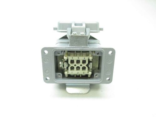 CONTACT H-BE 6 SS Z 410 6PIN PLUG AND SOCKET CONNECTOR ASSEMBLY D443333