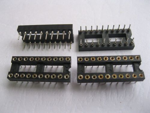 24 pcs ic socket adapter 20 pin round dip high quality for sale