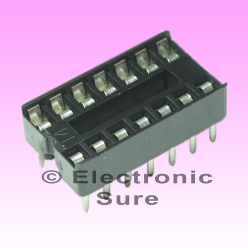 20 pcs 14 pin DIP IC Socket Solder Type 2.54mm DIP-14