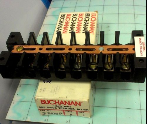 Buchanan b108 terminal block 1 piece 8 circuits for sale