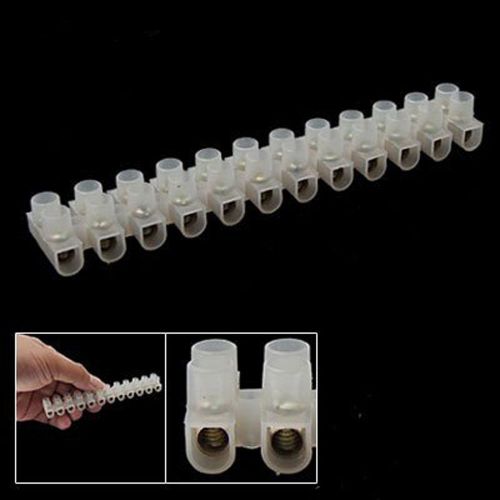 New Practical Durable 20A 2-12 Way Electrical Screw Terminal Block Connector 2