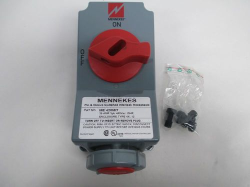 NEW MENNEKES 65427 LID FOR ME 420M17 REPLACEMENT PARTS DISCONNECT SWITCH D326180