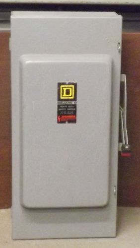 1 NEW SQUARE D H-224-N 200 AMP SAFETY SWITCH NNB