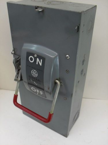 GE DISCONNECT FUSIBLE SWITCH 100 AMPS 240 VOLTS 2 POLE TH3223