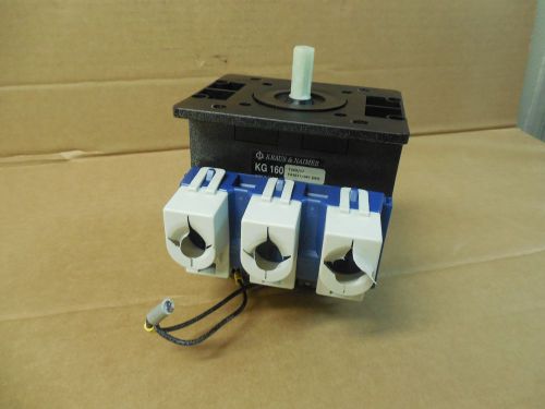 Kraus &amp; naimer disconnect switch kg 160 160a a amp 600vac 3 pole  kg160 for sale