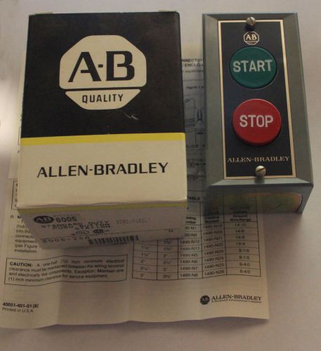 New Allen-Bradley Push Button Station 800S-2SA