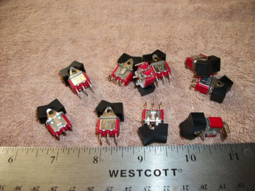 LOT OF PC MOUNT ON/ON MINI ROCKER SWITCHES! A