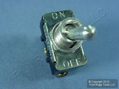 Leviton spst 11/16&#034; bat toggle switch on-off 15a-125v 10a-250v 5731 carded for sale