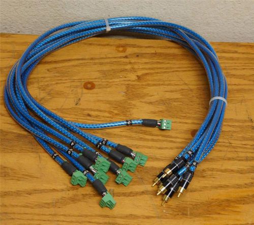 2 JBL straightwire synthesis interconnect cables !! 4 sets of 2 available   E48