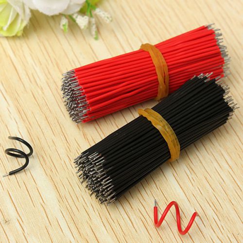 400pcs set motherboard breadboard jumper cable wires experiment test tinned 6cm for sale