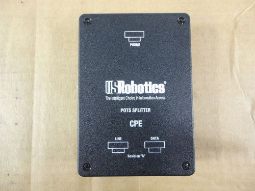 A DSL Single Pots Splitter CPE Phone Data US Robotics