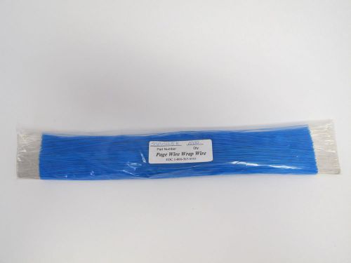 PAGE Wire Wrap 1000 pieces 13.5&#034; Pre Cut Stripped BLUE 30 AWG