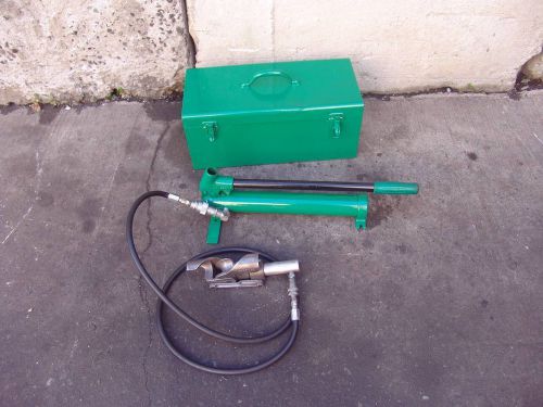 GREENLEE 800 HYDRAULIC CABLE BENDER WITH  PUMP WORKS GREAT
