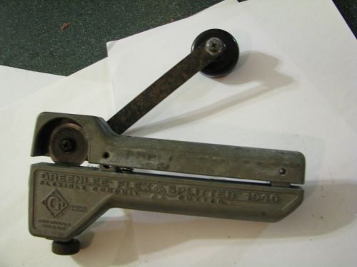 Greenlee flex splitter flexible conduit cutter no.1940 for sale