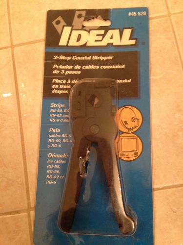 Ideal Industries Coaxial Stripper New in Package Electricians Tool