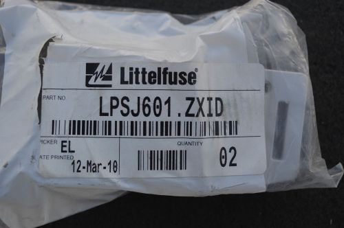LITTELFUSE LPSJ601.ZXID Fuse Holder 60A 1P Class J LPSJ601ZXID FERRAZ (1pc) NEW