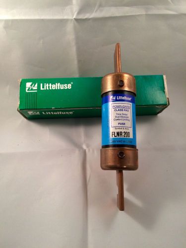 Littlefuse         CLASS RK5            Time Delay Fuses       Part No. FLNR 200