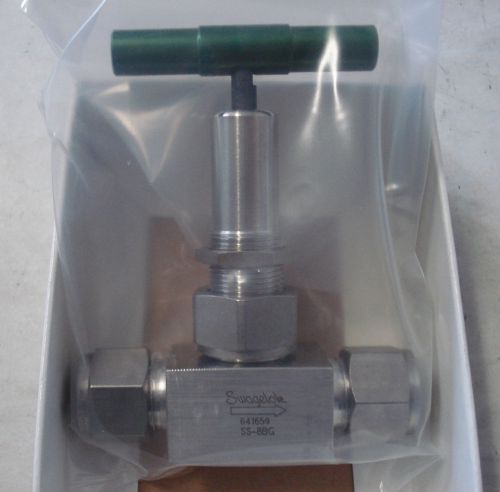 Swagelok ss-8bg valve,ss bellows-sealed,gasketed spherical stem tip,1/2in tube f for sale