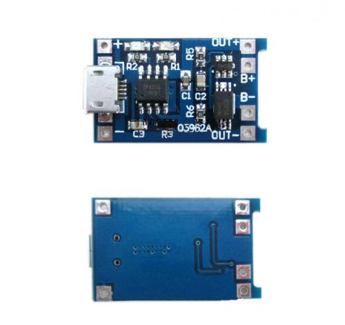2x New Micro USB 1A 5V Lithium Battery Charging Board Module 18650 NEW Arrival