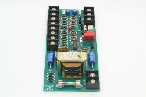 New relcon r15-2-8 vsr power supply 110v-ac pcb circuit board b411311 for sale