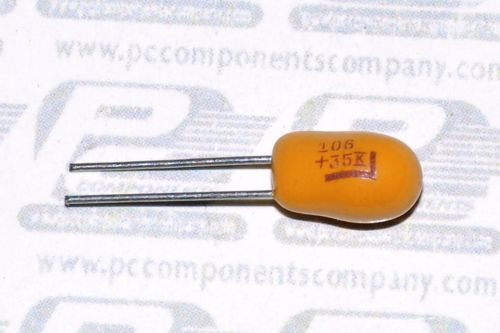 25-pcs capacitor 10uf 10% dipped radial t350g106k035as 350g106k035 for sale