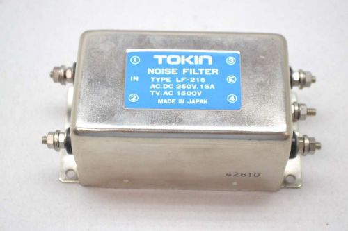 New tokin lf-215 noise filter 250v-ac 15a amp d431477 for sale