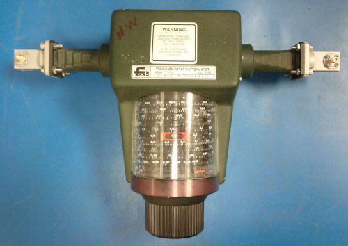 Fm  flann microwave model 17110 precision rotary vane attenuator 9.84 - 15.0 ghz for sale
