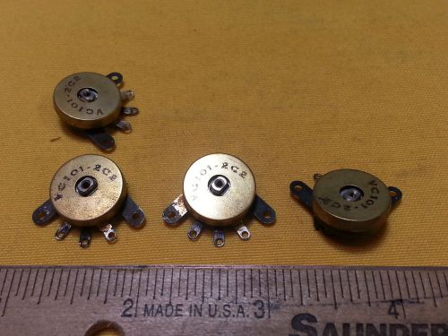 4 - CRL Trimming Potentiometer with Switch 5 Meg Ohm Linear VC101-2C2