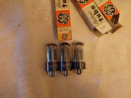 3 GE 6Bl7GTA vacuum tubes