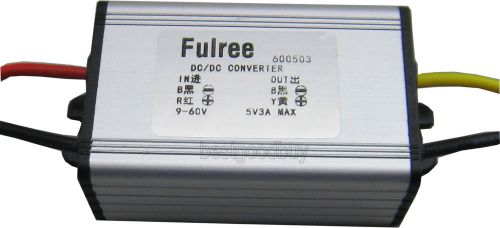 Waterproof 9-60v to 5v dc to dc buck power supply converter voltage regulators for sale