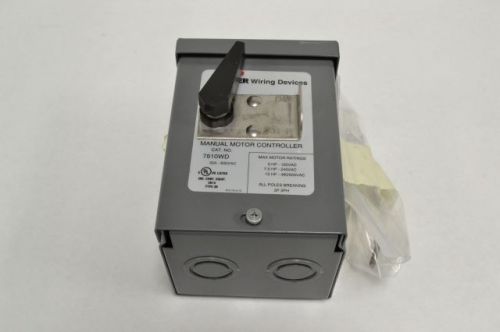 New cooper 7810wd manual motor controller ac 600v-ac 15hp contactor b212268 for sale