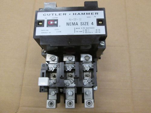 Cutler Hammer A50FN0 Nema Size 4 Motor Starter A10FN0 120V Coil
