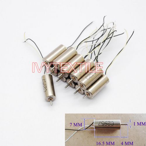NEW 5pcs  4.2V 49000RPM 7x16mm 716 Coreless DC Motor Strong magnetic high speed
