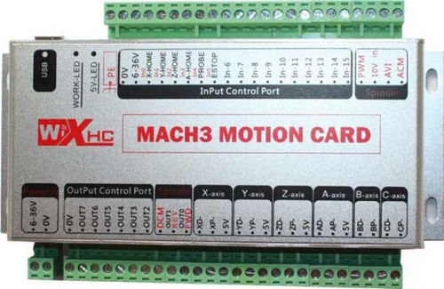 Third Generation 6 Axis USB Mach3 CNC Motion Control Card Breakout Board
