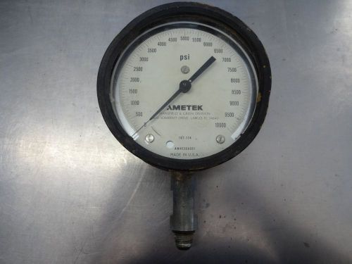 Ametek 0-10,000 psi 1gt-174 gauge for sale