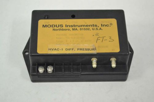Modus t30-010-15-016 4-20ma pressure 0-1.0in-h2o transmitter b369808 for sale